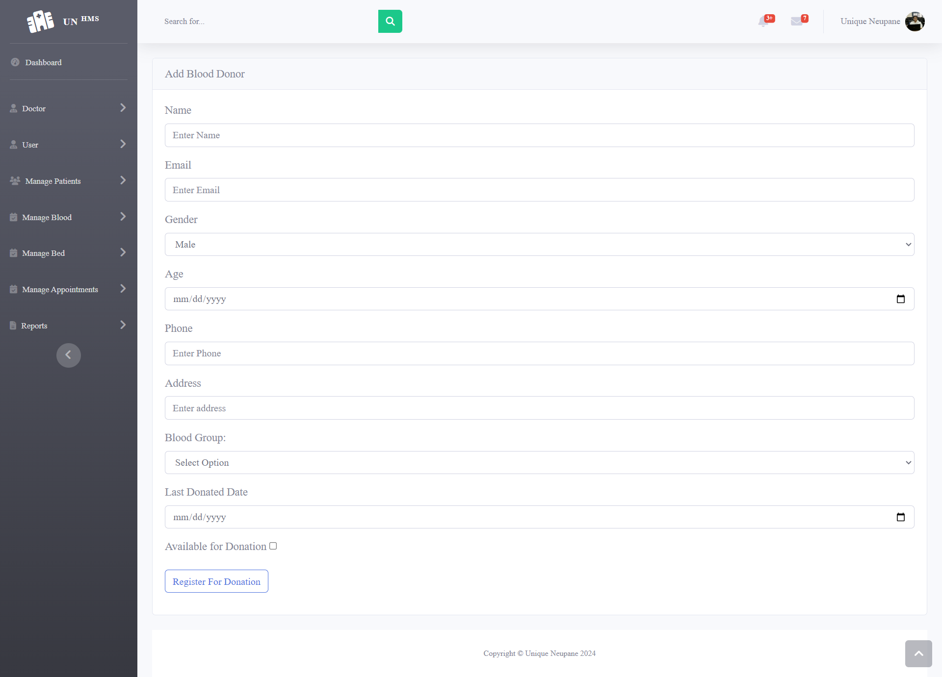 Hospital Management System