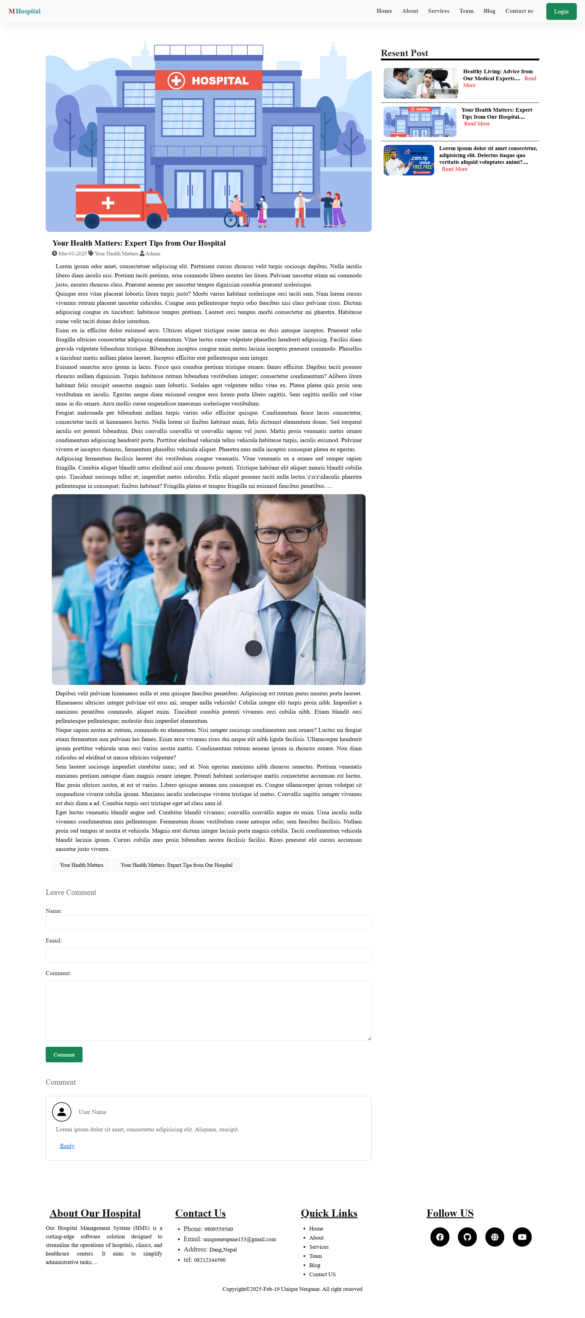 Hospital Management System