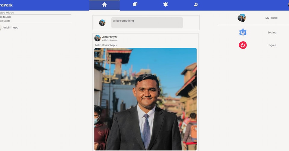 MitraPark - Social Media and Social Networking System
