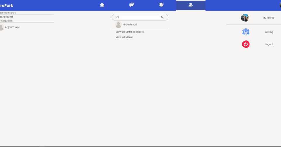 MitraPark - Social Media and Social Networking System